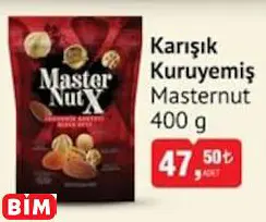 MASTERNUT KARIŞIK KURUYEMİŞ MASTERNUT KARIŞIK KURUYEMİŞ